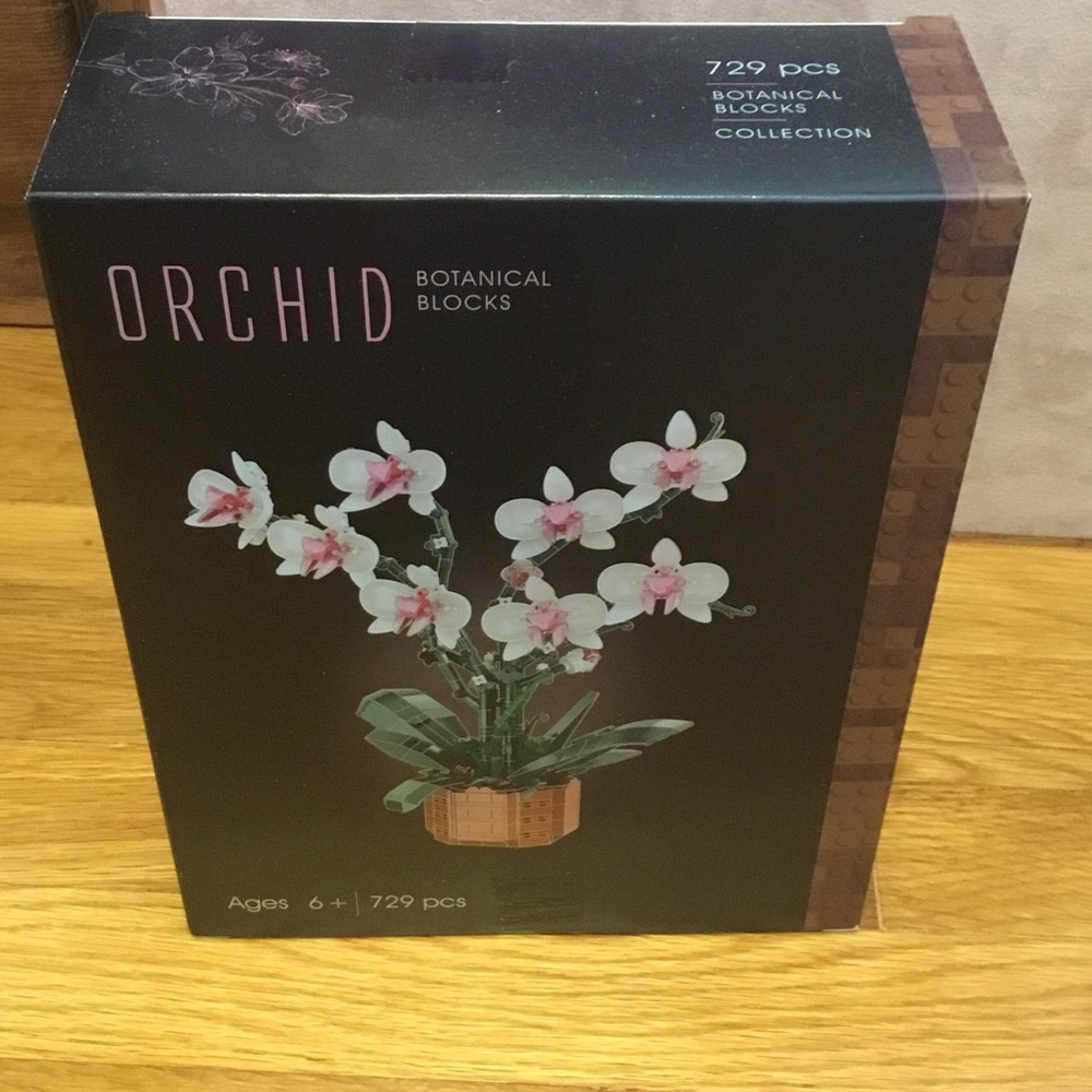 Orchid botanical blocks